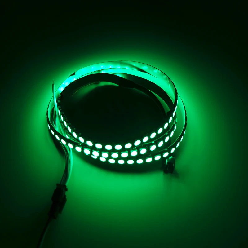 1 м 144 светодиода WS2812B светодиодов/m 5050 RGB Чип WS2811 IC Digital 5V Светодиодная лента свет не