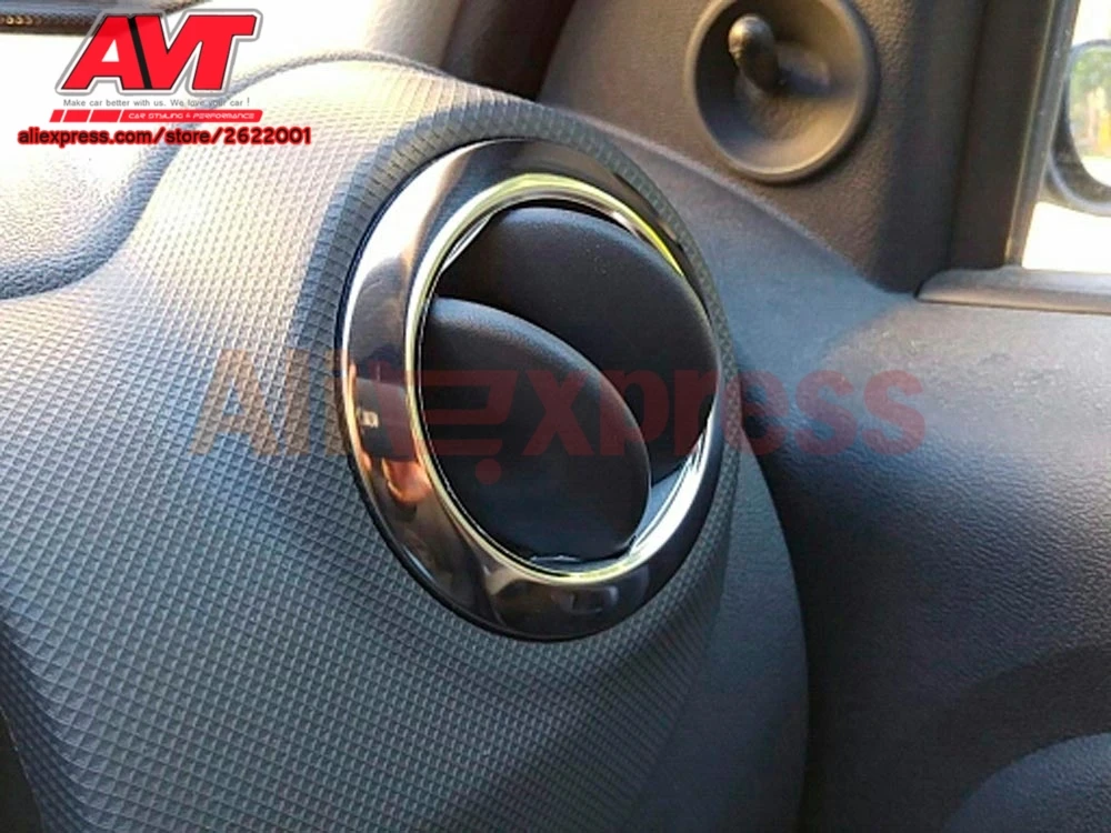 Хромированная Крышка для дефлекторов воздуха Renault Duster 2010 2018 дизайн салона