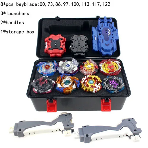 combination - E Новые игрушки Beyblade Burst с пусковым устройством стартер и арена Bayblade Металл Fusion Бог спиннинг Топы Bey Blade лезвия игрушки AAA - Цвет: combination - E