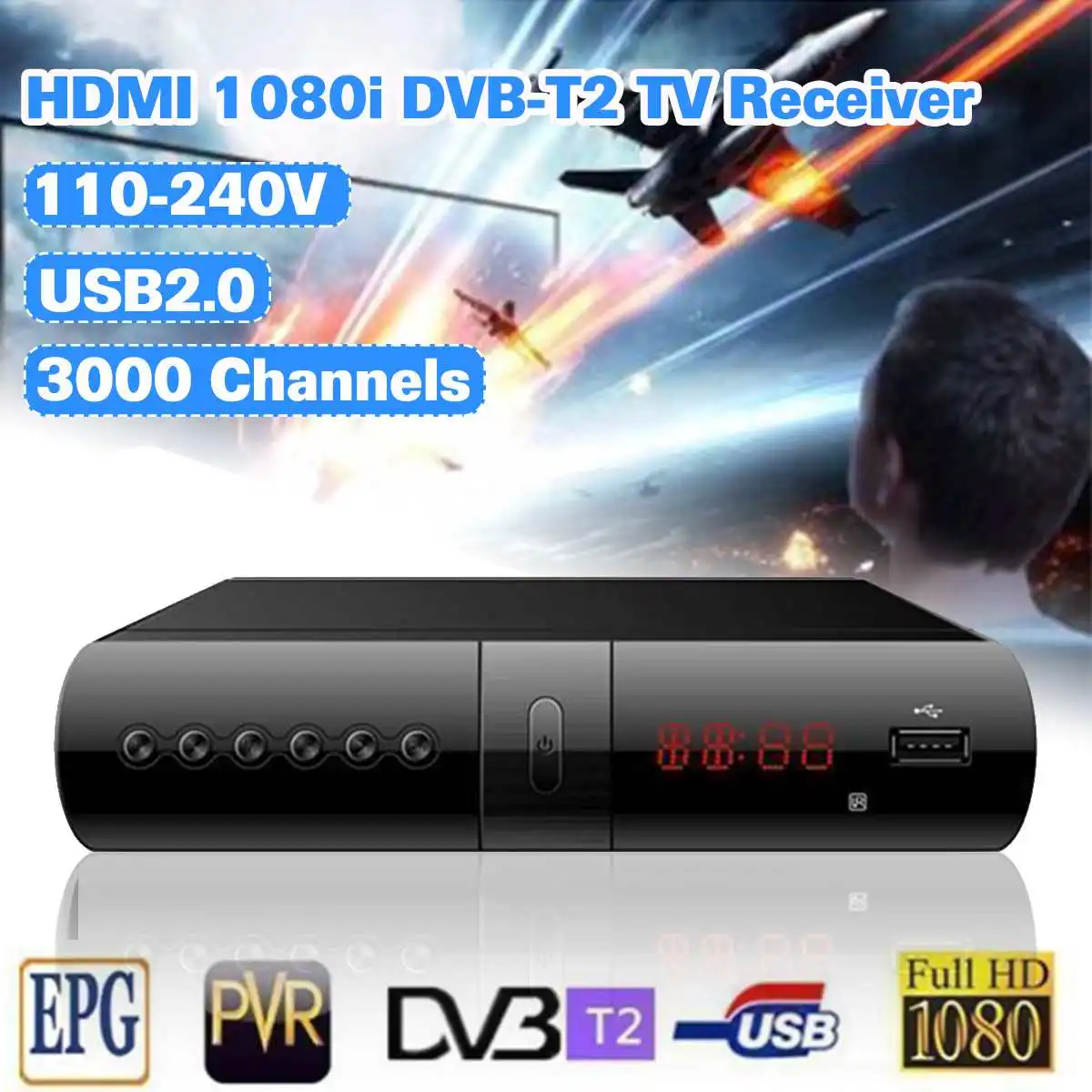 DVB-T2 DVB-T спутниковый ресивер HD цифровой ТВ-тюнер рецептор MPEG4 DVB T2 H.264 наземный ТВ-ресивер DVB T телеприставка vs K3