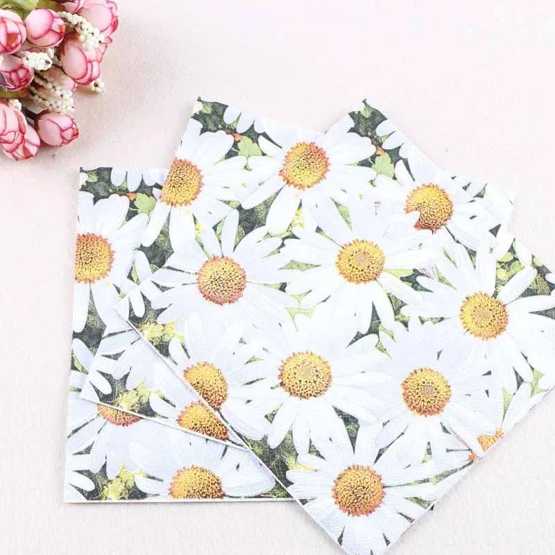 Ynaayu 20 шт./компл. красивая бумажная салфетка для девочек 33*33 см вечерние бумажные салфетки-салфетки на стол для дня рождения, свадьбы, вечеринки - Цвет: Q