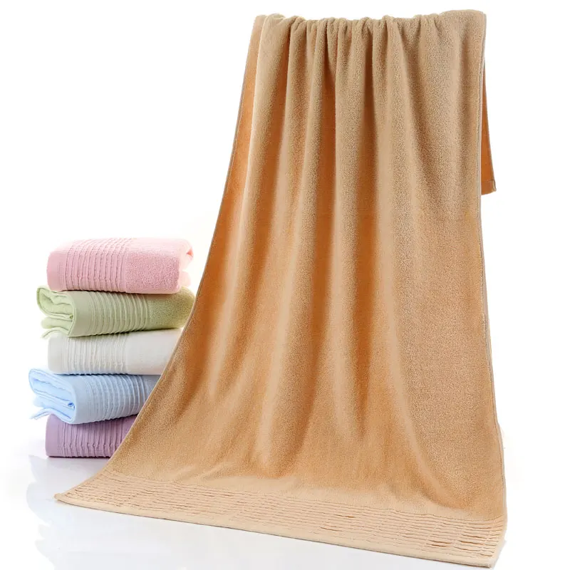 2019 Fashion Bath Towel for Unisex Solid Color Cotton Women Comfortable Smooth Water Absorption Men | Дом и сад