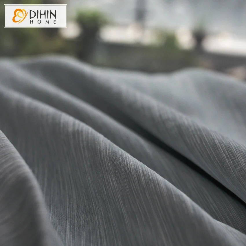 DIHIN 1 шт., Новое поступление, современные шторы из льна/хлопка для гостиной, 90%, 8 цветов на выбор, занавески, занавески, готовые