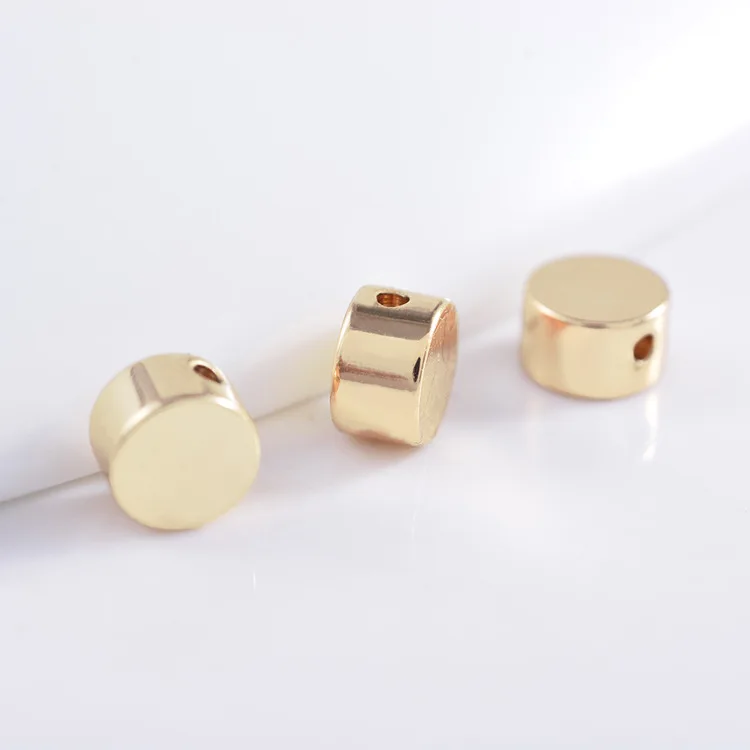 Cylindrical small hole copper septum pearlite hand chain accessories | Украшения и аксессуары