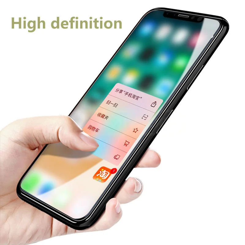 YAMIZOO X стекло для iPhone 7 закаленное Защита 2.5D 9H защитное на x Plus Защитная пленка