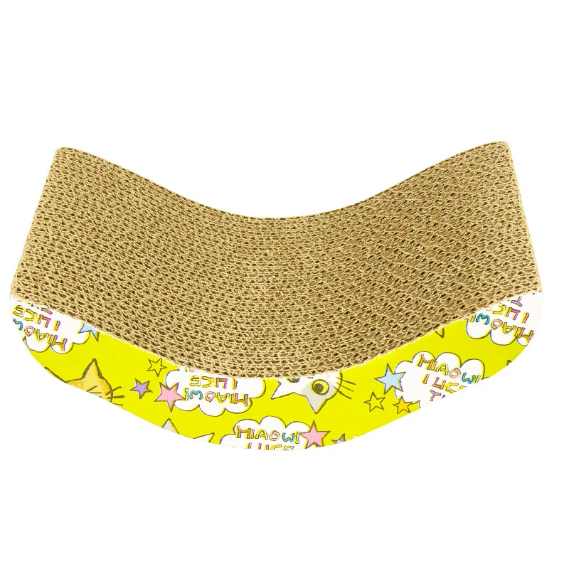 V образная гофрированная Когтеточка для котенка скребок матраса уход за лапой