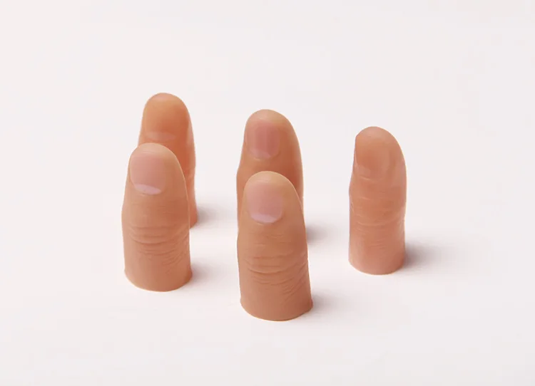 

20 шт./лот 5 см жесткий палец наконечник Fake Magic Trick Close Up исчезающий палец трюк реквизит игрушка Смешные розыгрыши вечеринка