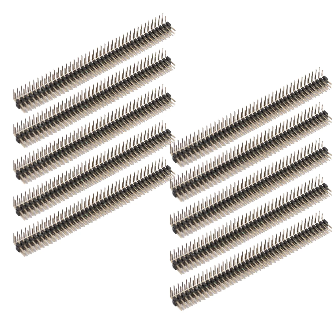 10 шт. 2x40 Pin 2 мм Шаг Двойные Строки правый угол PCB заголовки|header pcb|header 2mmheader angle |
