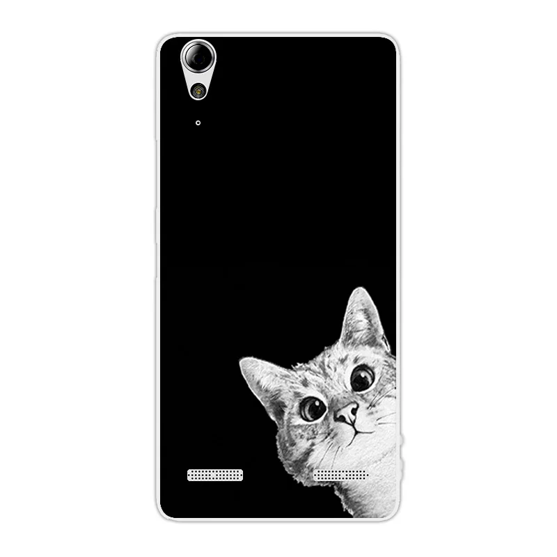 35 Мягкие чехлы из ТПУ Для lenovo A6010 Plus и A6000 DIY для lenovo Lemon K3 K30-T K30-W кожи " K 3 A 6000 6010 чехлы с забавным котом - Цвет: 35