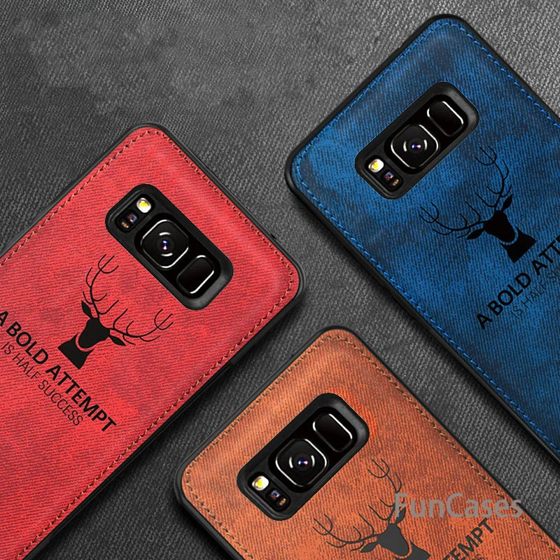 Классическая ткань чехол для Samsung Galaxy S8 S9 plus note 8 9 J330 J730 J530 J3 J5 J7 pro J4 J6 A6 плюс 2018
