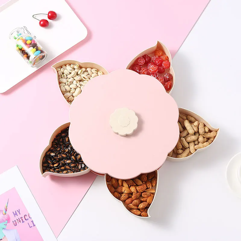 Коробки для хранения пять ячеек коробка закусок чехол s конфеты банка