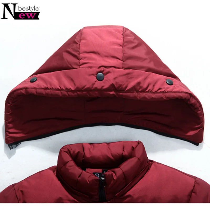 Зимняя мужская длинная парка Newbestyle с меховым воротником модная куртка капюшоном