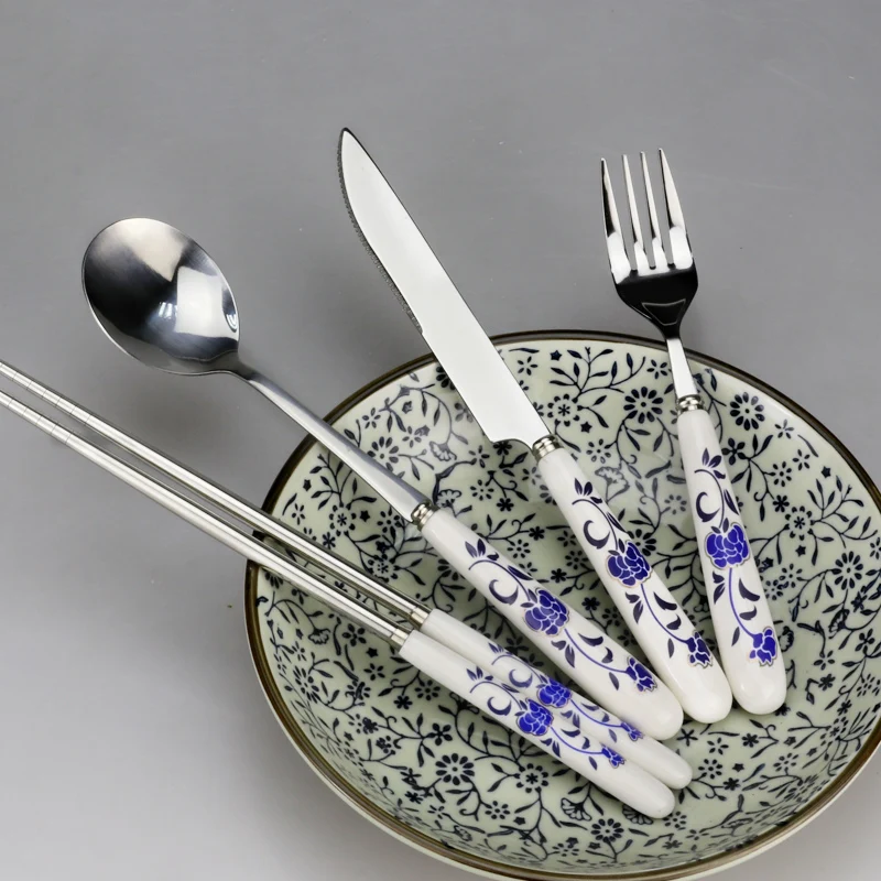 Кухонные инструменты наборы посуды мороженое для ложки и палочек вилки нож