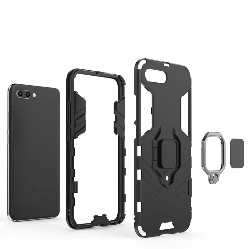 for Huawei Honor 10 COL-L29 COL-AL00 Ring Case Car Holder Phone Note RVL-AL10 Hard Armor Cover | Чехлы для смартфонов