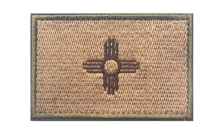 Нашивки с вышивкой в виде флага США и Мексики армейский значок нашивка 3D