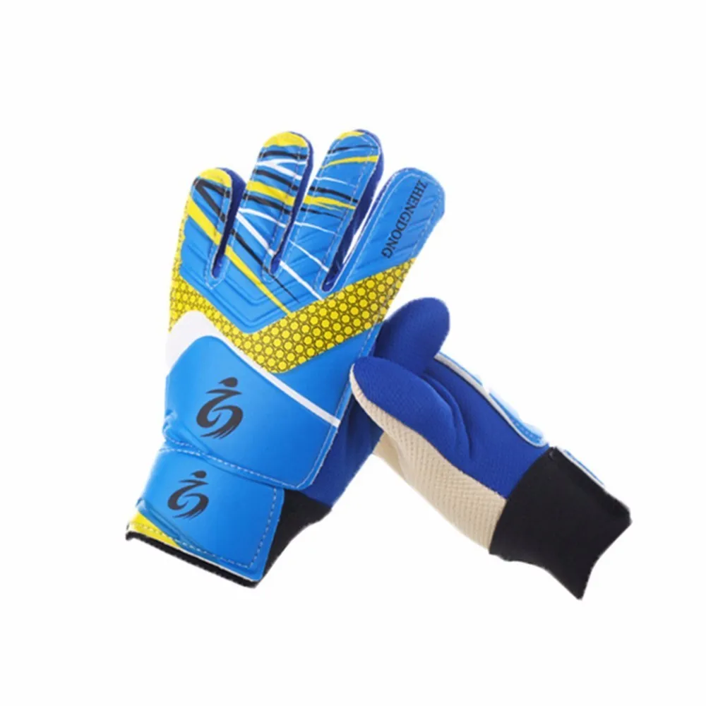 ZD брендовые Детские футбольные перчатки вратаря Guantes de portero для детей 5-16 лет мягкие вратарские перчатки Размер 5/6/7