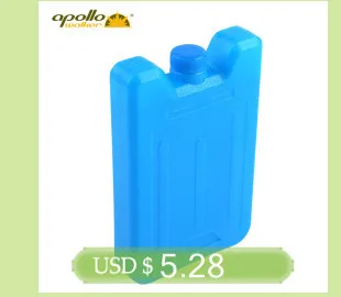 HDPE наполненный льдом контейнер плоского типа ледяной ящик для ланча и сумки-холодильники большой емкости 600 мл Абсорбирующая полимерная смола коробка