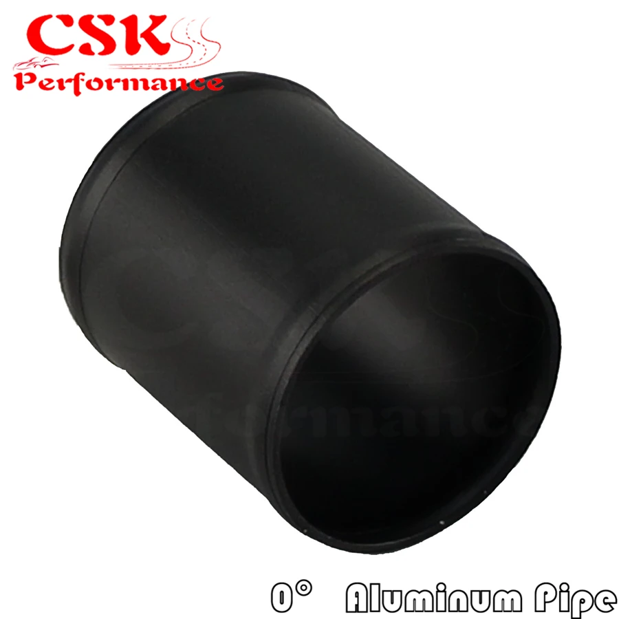 

Aluminum Hose Adapter Tube Joiner Pipe Coupler Connector 57mm 2.25" Inch Black