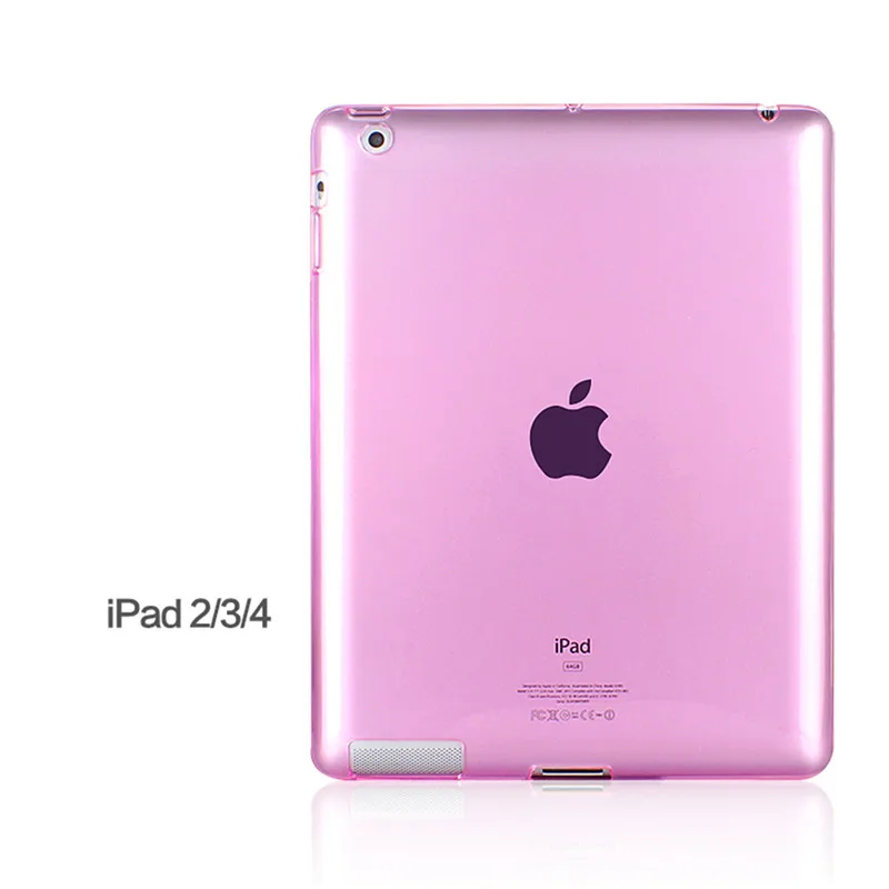 Мягкий чехол для Apple ipad 2 3 4 чехлы из ТПУ силиконовый защитный задней крышки Capinhas