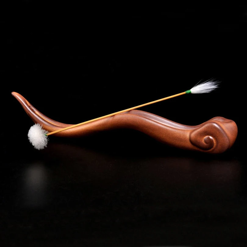Double-head Bamboo Handle Goose Feathers Ear Wax Remover Ears Pick Care Tool | Красота и здоровье
