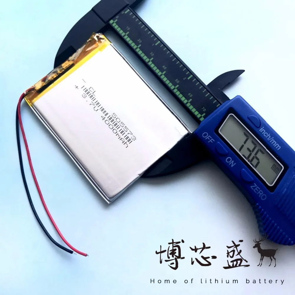 3 7 V 4000mAh 505573 литий полимерный аккумулятор Li ion Lipo аккумуляторная батарея