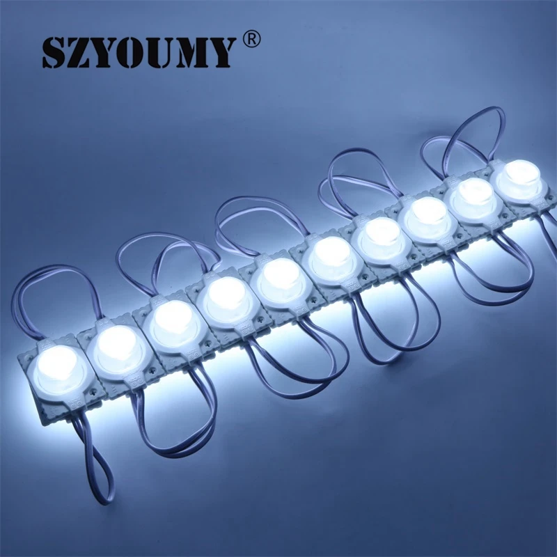 SZYOUMY высокий модуль питания Led боковое освещение 1,5 Вт 5730 SMD линзы светодиодный модуль освещение для рекламные вывески