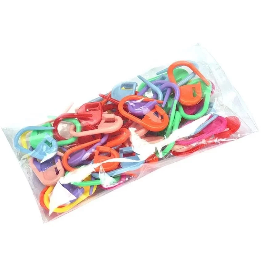 Пластиковые защитные булавки смешанных цветов блокировка стежка штифты