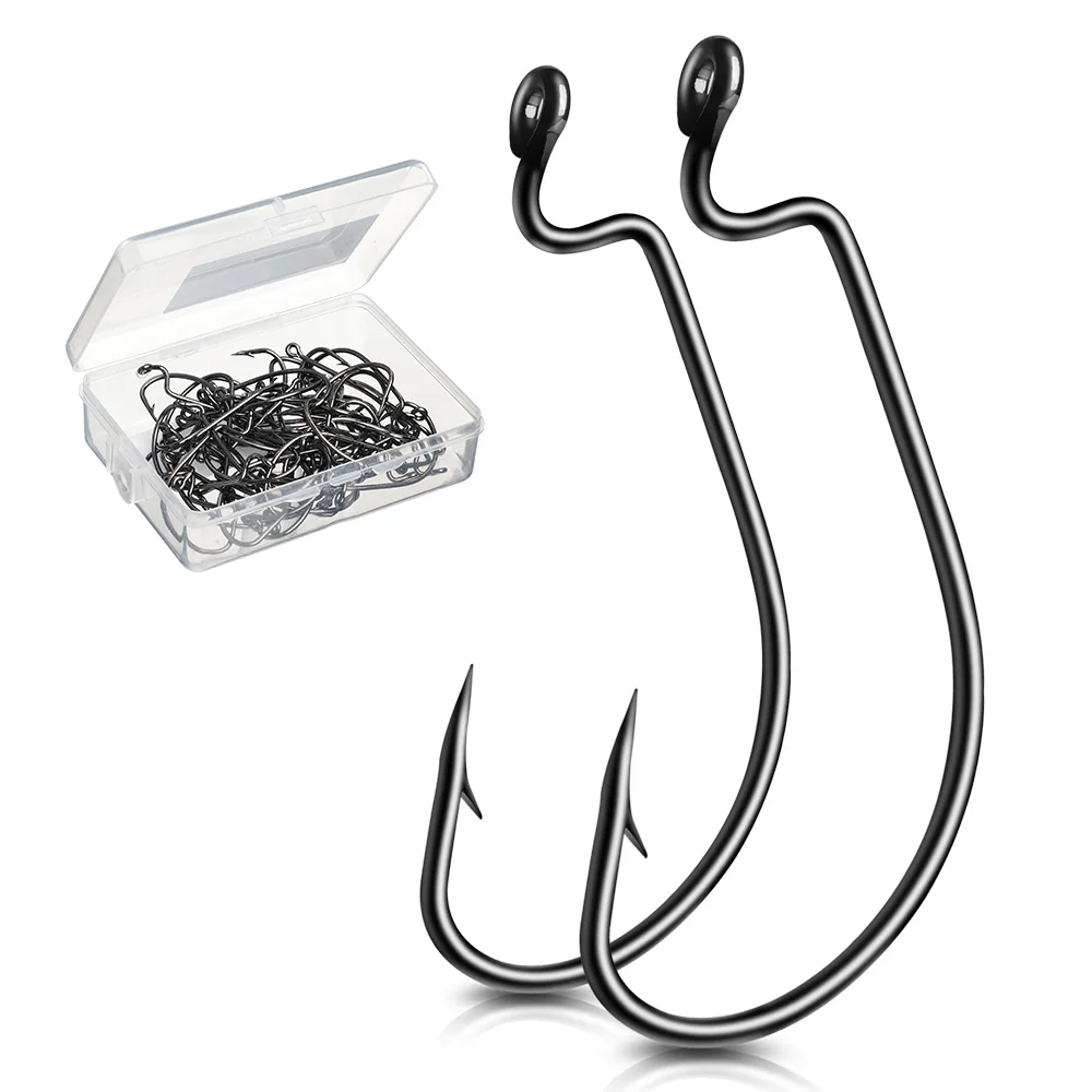 Рыболовные крючки DONQL 50 шт./кор. из углеродистой стали для ловли карпа Мягкая