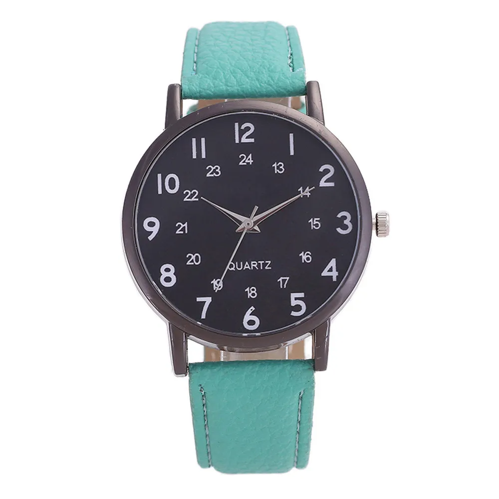 Новые модные брендовые часы женские кварцевые черные ручной работы черный