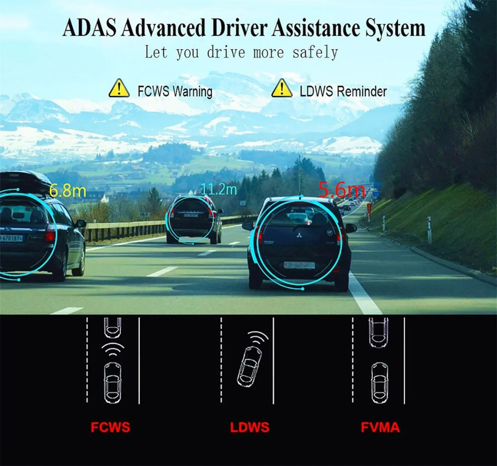 8" 4G Android Car DVR Camera GPS Navigation ADAS FHD 1080P Auto Video Recorder Dash cam Bluetooth WiFi Remote monitor