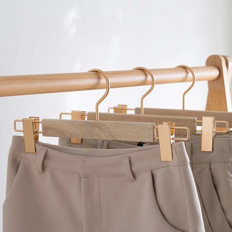 4 шт./лот натуральные камфорные деревянные вешалки для пальто противоскользящие