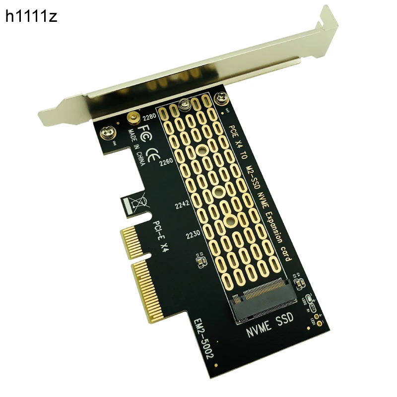 Adaptador de tarjeta adicional H1111Z PCI Express m.2/elevador M.2 SSD PCIE Adaptador...