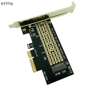 Адаптер PCI Express m.2 H1111Z, переходник M.2 SSD PCIE M.2 2280SSD NVME PCIE SSD-M.2 PCI-E 4x PCIE 3,0