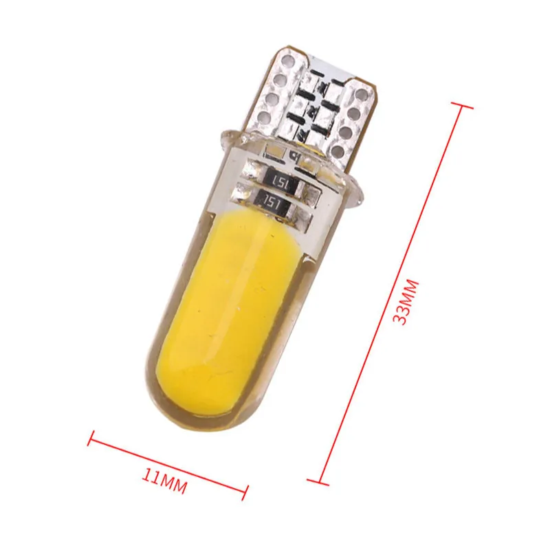 YSY 300 шт. новый тип силиконы 12SMD высокой мощности COB T10 LED 194 168 W5W светодиодные
