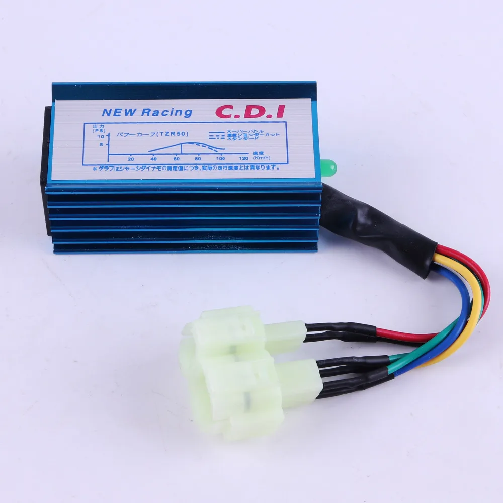 6 контактный DC Racing CDI BOX Unit 50cc 80cc 100cc 125cc 150cc 180cc для 139QMB 152QMI 157QMJ скутер Quad ATV Мопед Go Kart
