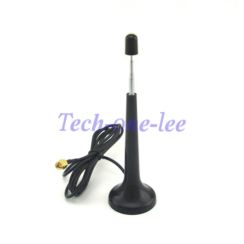 Телескопическая цифровая, Бесплатный просмотр 16dbi~ 17dbi gains DVB-T ТВ HD ТВ антенна SMA штекер антенна
