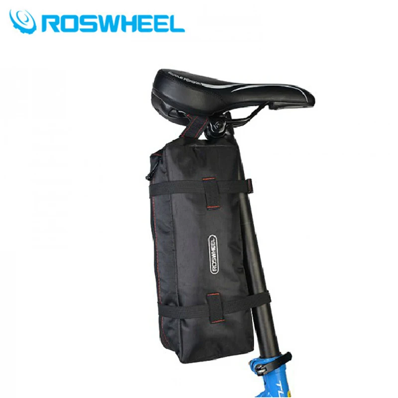 Складная велосипедная сумка 2 в 1 ROSHWEEL + для хранения на руль/седло|bicycle pack|saddle bag