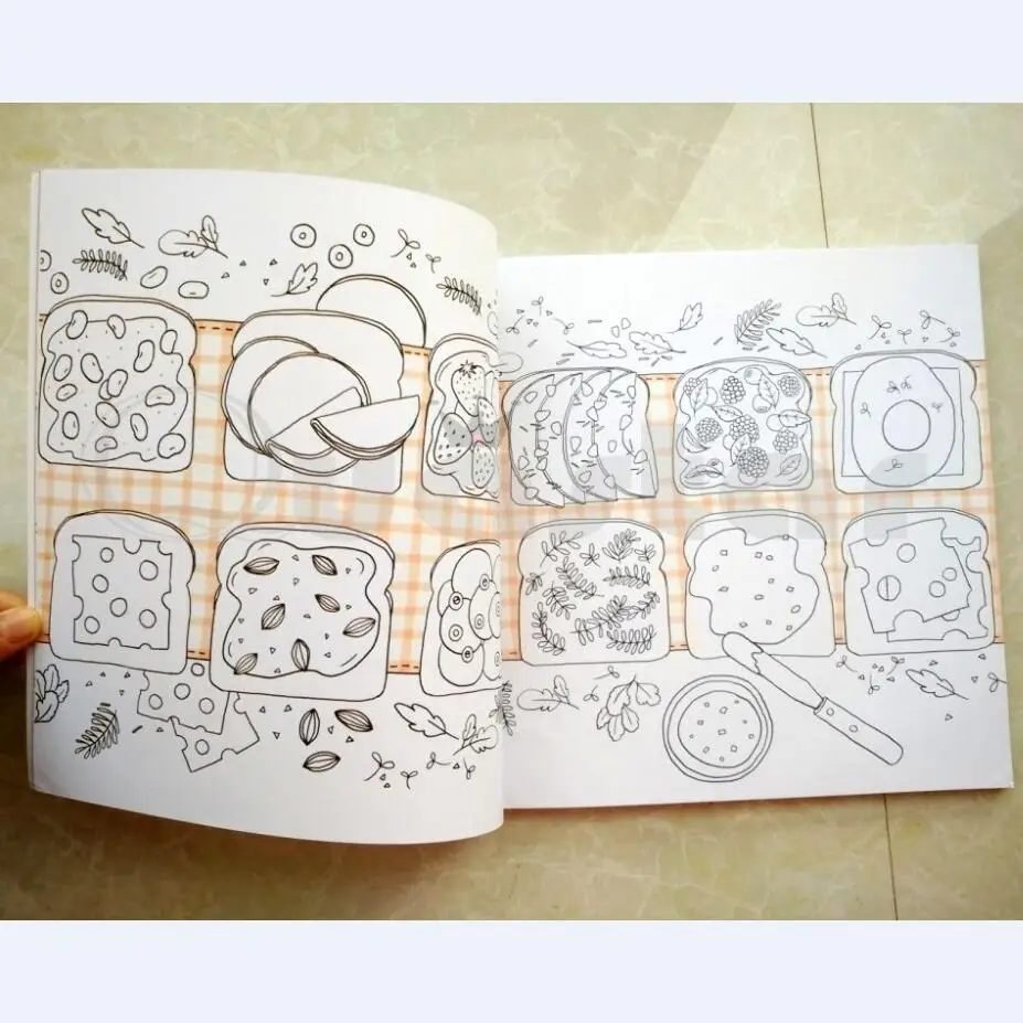 Цветные книги для взрослых libros infantiles de pintar para adultos livro |