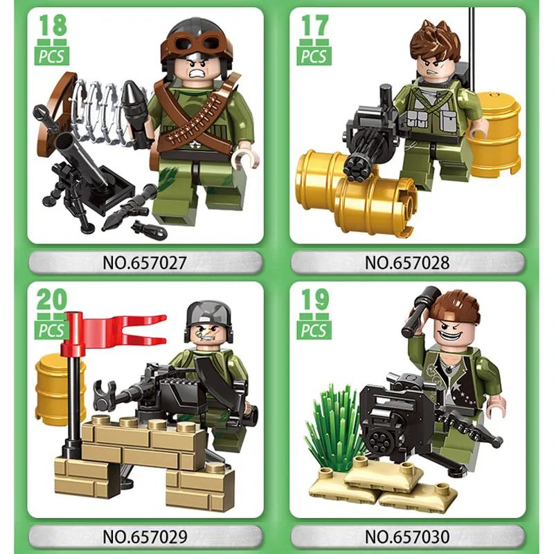 Военный блок конструктор kitooz военный для мальчиков|construction toys|toys forheavy fire |