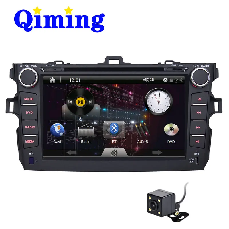 Qiming Start 8 дюймов 2 DIN в-dash DVD GPS плеер для Toyota Corolla 2008-2011 аудио стерео Радио с Bluetooth RDS