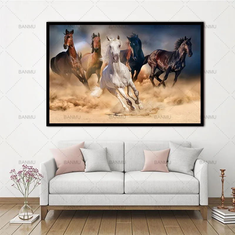Картина на стену Лошадь для гостиной | Дом и сад