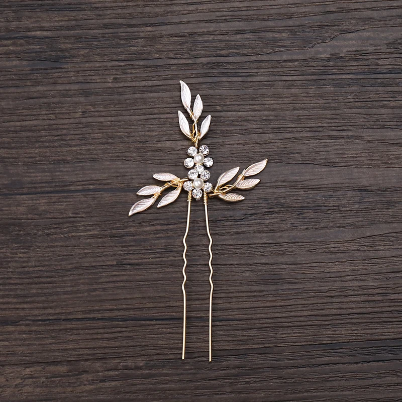 Свадебные аксессуары для волос 4 шт./компл. золотого цвета повязки на голову с