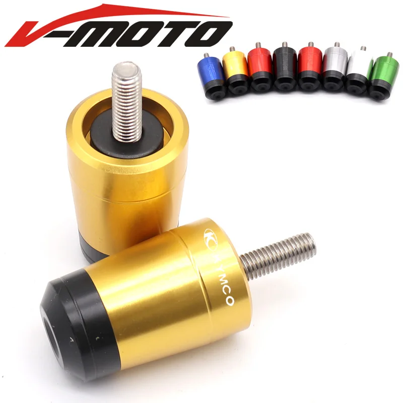 Ручки для руля 2018 концевые ручки наконечник KYMCO Down Town 125 200 250 350 k xct 300G DING Like150 180|Руль