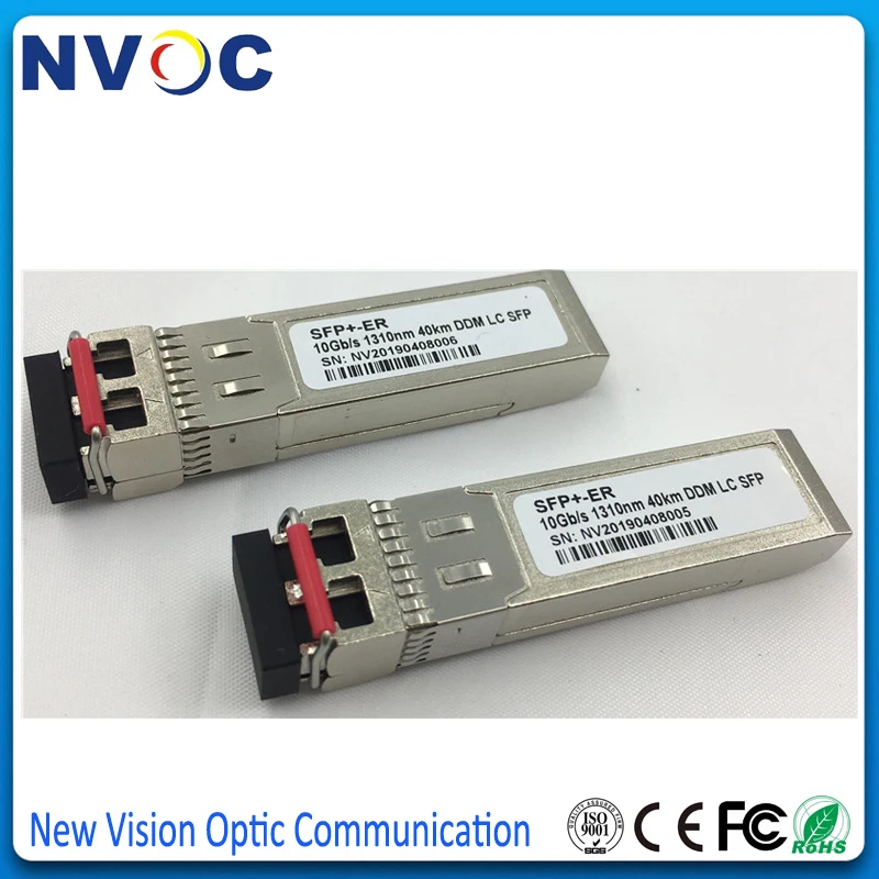 Бесплатная доставка 10G SFP + дуплексный одномодовый LC модуль 1310 нм 40 км SFP-модулятор
