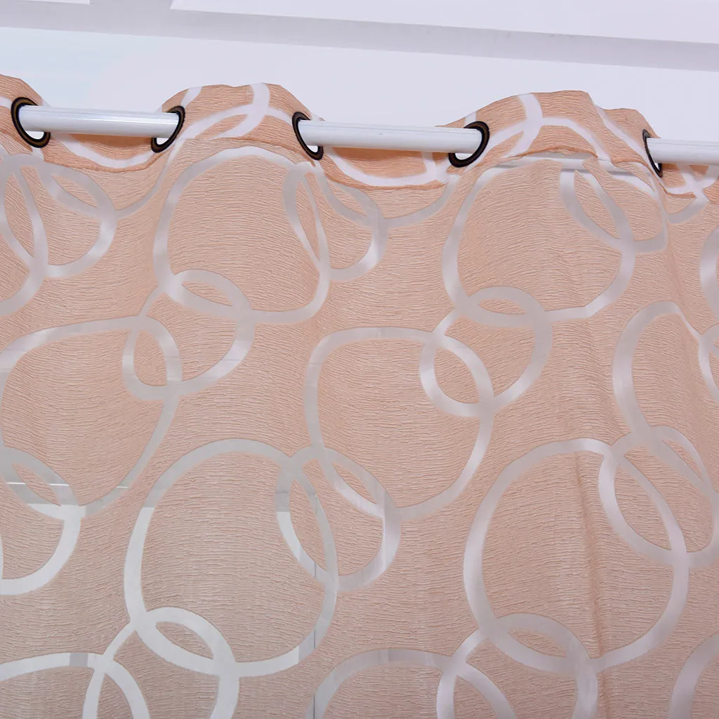 2 шт. простые ветровые экраны в форме пузыря круглые оконные шторы с цветами