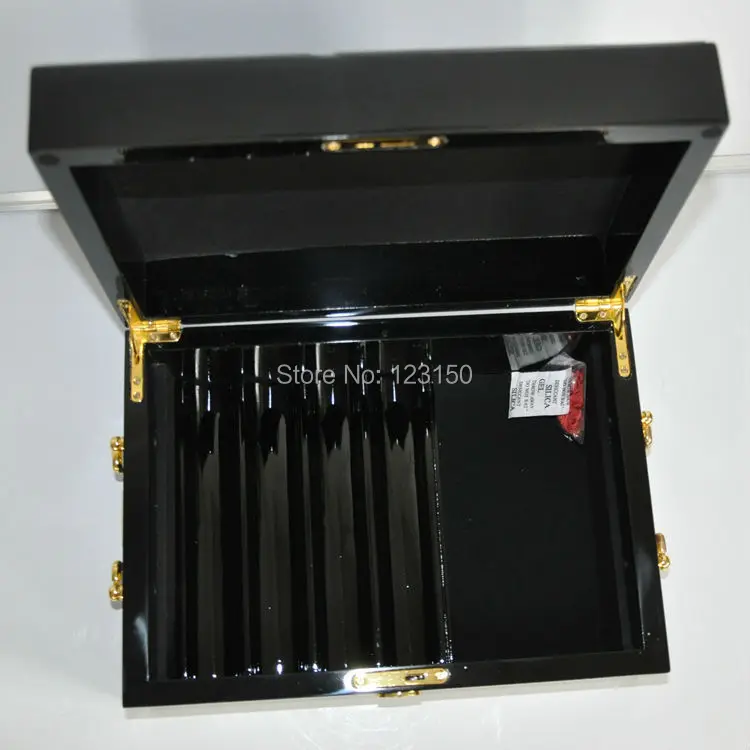 AC 010 высококачественные для игры в покер чип Деревянный чехол хранения 500