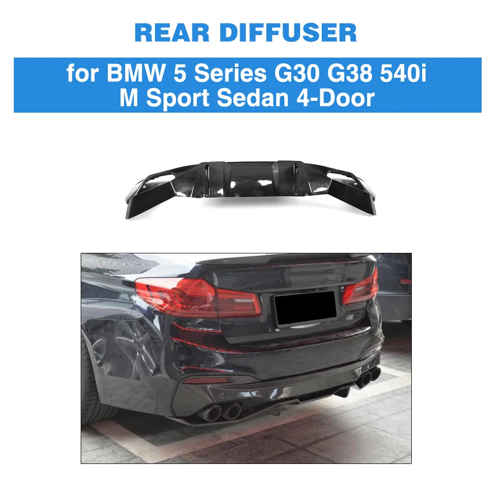 Диффузор для заднего бампера BMW G30 M Sport Sedan 4 Door 2017 2018 2019 540i 5 серий | Автомобили и
