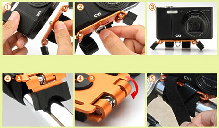 Алюминиевый руль для мопеда велосипеда повязки монтажный зажим + Штатив Адаптер