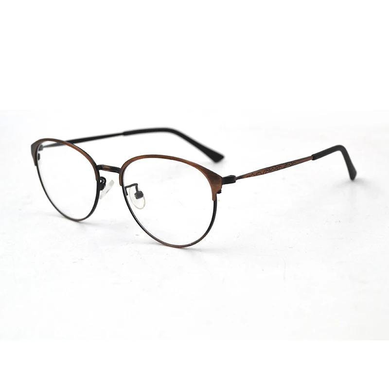 Унисекс металлические прозрачные очки Женская оправа для очков мужские