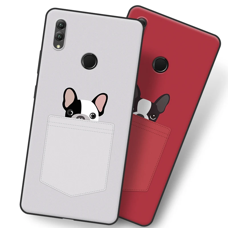 Для huawei Honor Примечание 10 RVL-AL09 случае purecolor милый мультфильм окрашены Мягкие TPU shell